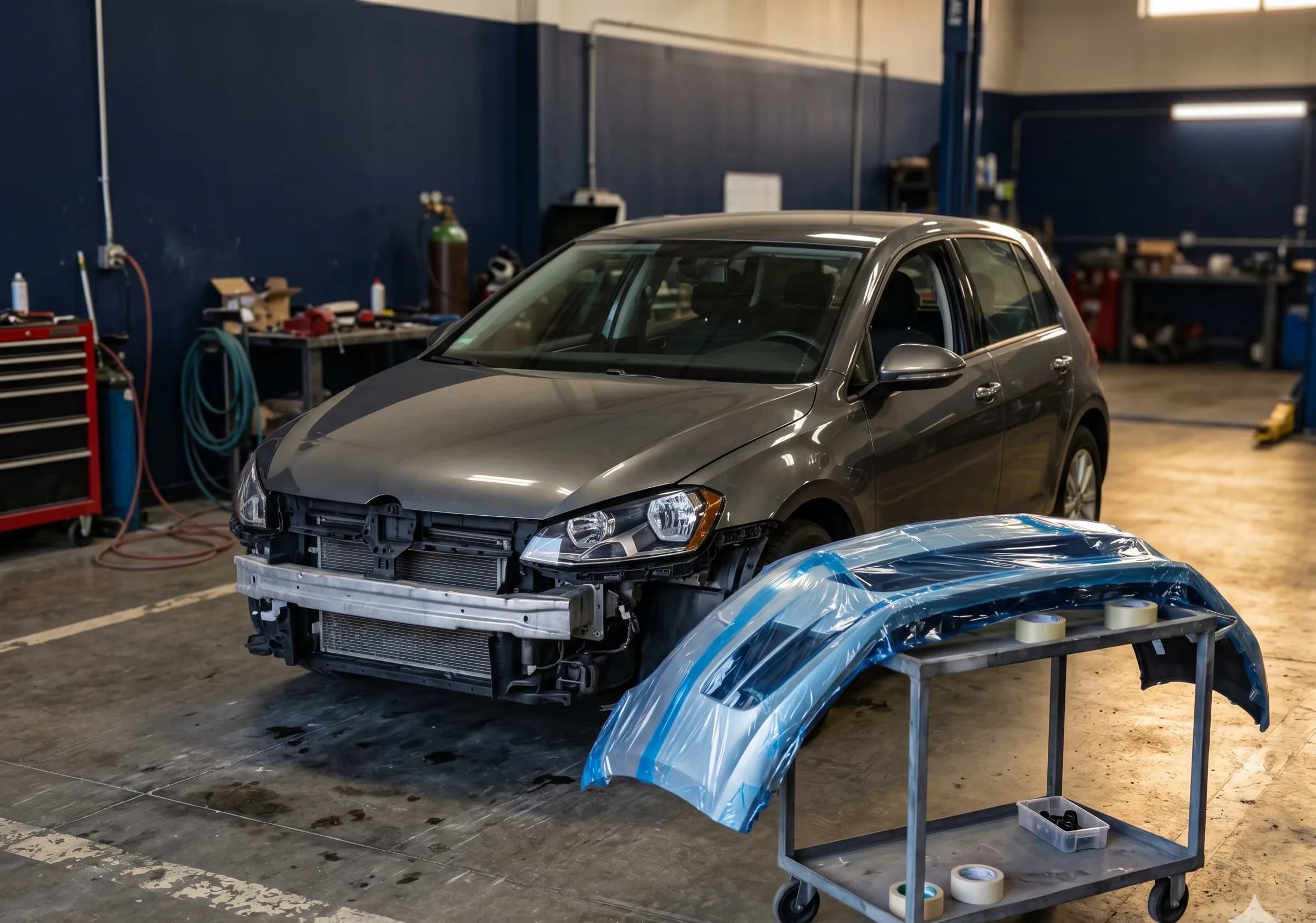Remplacement de pare-chocs avant par Autoomat